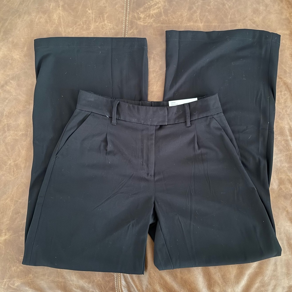 Black Wide Leg Pants for Business Wear